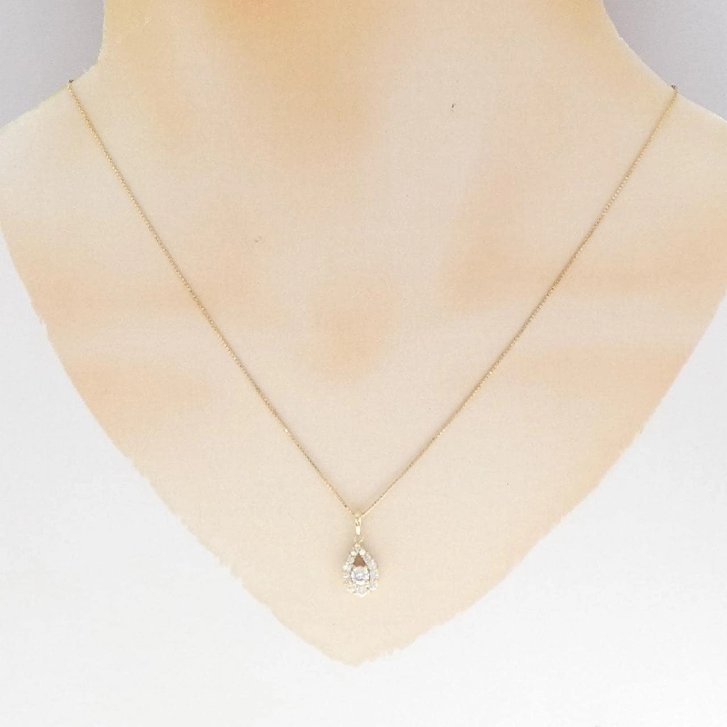 K18YG Dây chuyền kim cương 0.50CT - Hàng hiệu chính hãng 864254