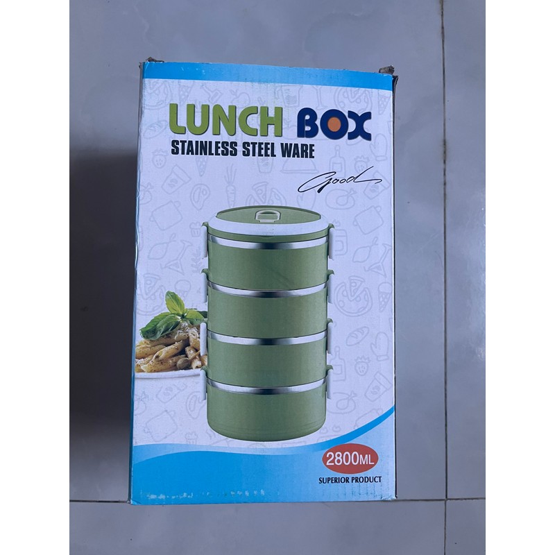 CẶP LỒNG ĐỰNG CƠM 4 TẦNG GIỮ NHIỆT MỚI (LUNCH BOX) 143825