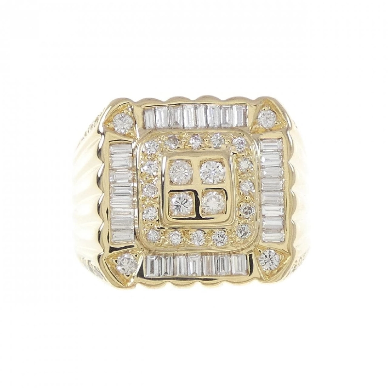 Nhẫn kim cương K18YG 0.90CT - Hàng hiệu Chính hãng 846850