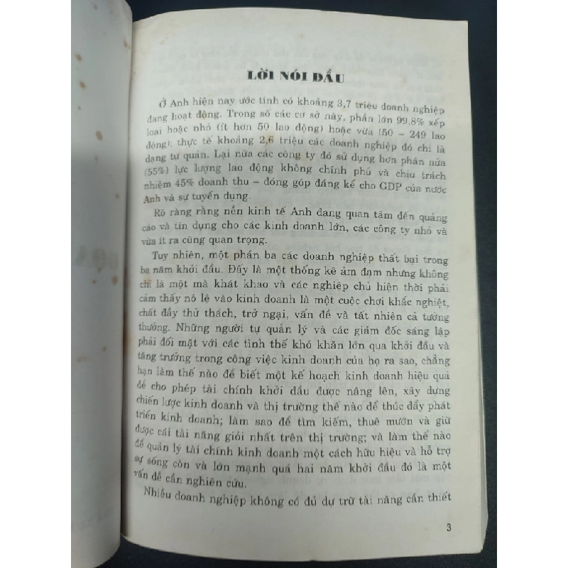 Làm chủ doanh nghiệp nhỏ mới 70% ố vàng bẩn rách góc nhẹ 2006 HCM1406 Peter Wilson và Sue Bates SÁCH QUẢN TRỊ 339956