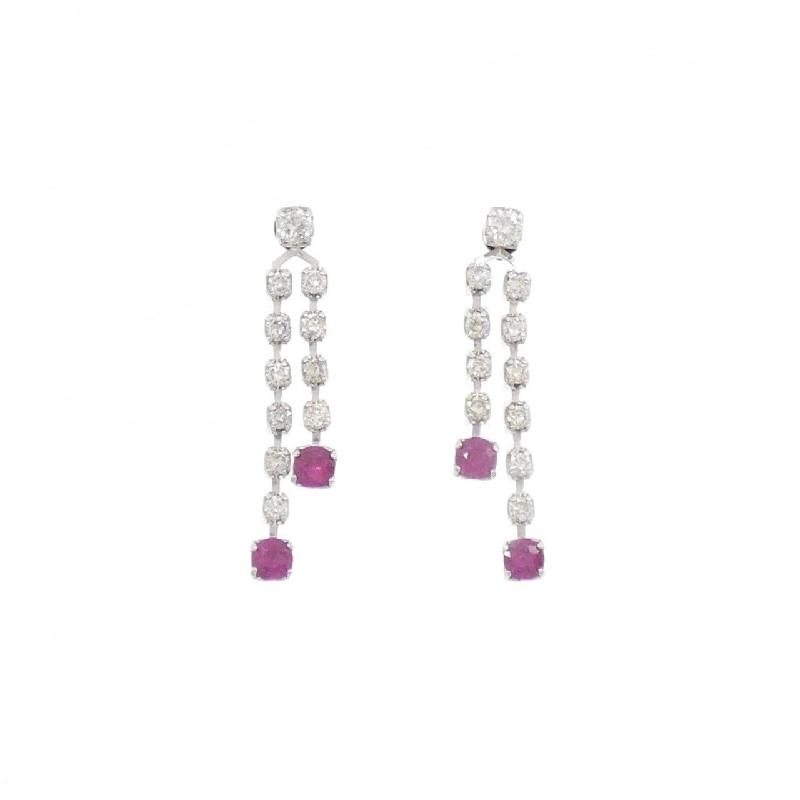 K14WG Bông tai Ruby 0.54CT - Hàng hiệu Chính hãng 868761