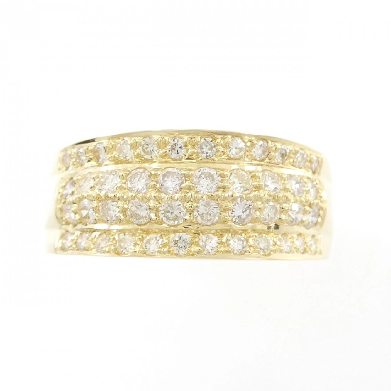 Nhẫn kim cương K18YG 0.73CT 667604