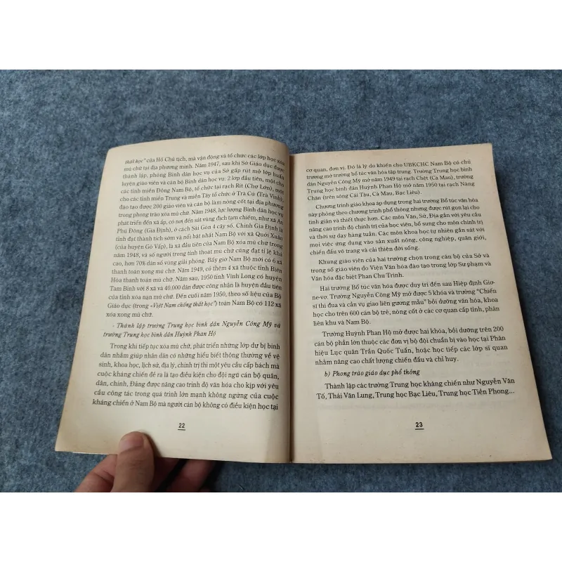 GIÁO DỤC NAM BỘ THỜI KỲ KHÁNG CHIẾN CHỐNG PHÁP (1945 - 1954) 700965