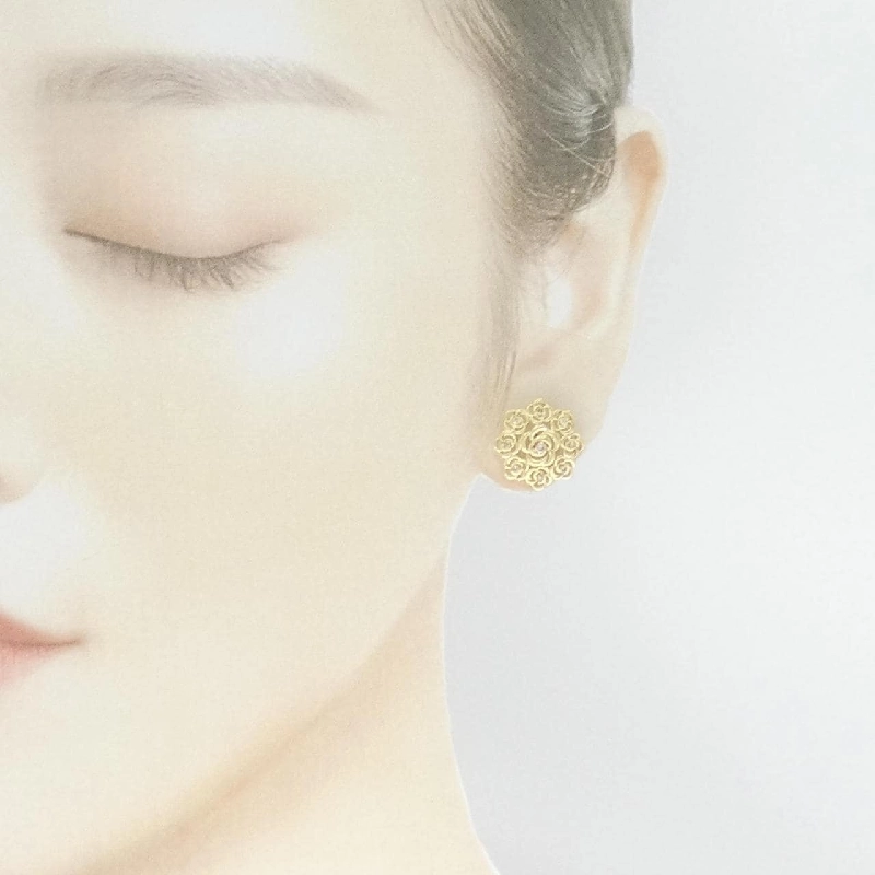 K18YG Bông tai kim cương 0.20CT - Hàng hiệu Chính hãng 872838