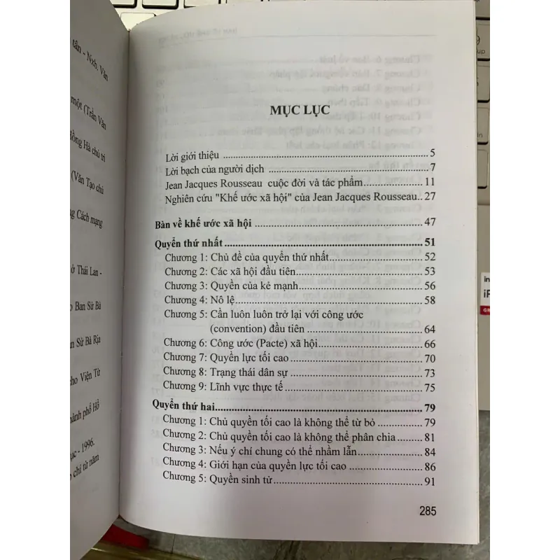 BÀN VỀ KHẾ ƯỚC XÃ HỘI - JEAN - JACQUES ROUSSEAU 572304