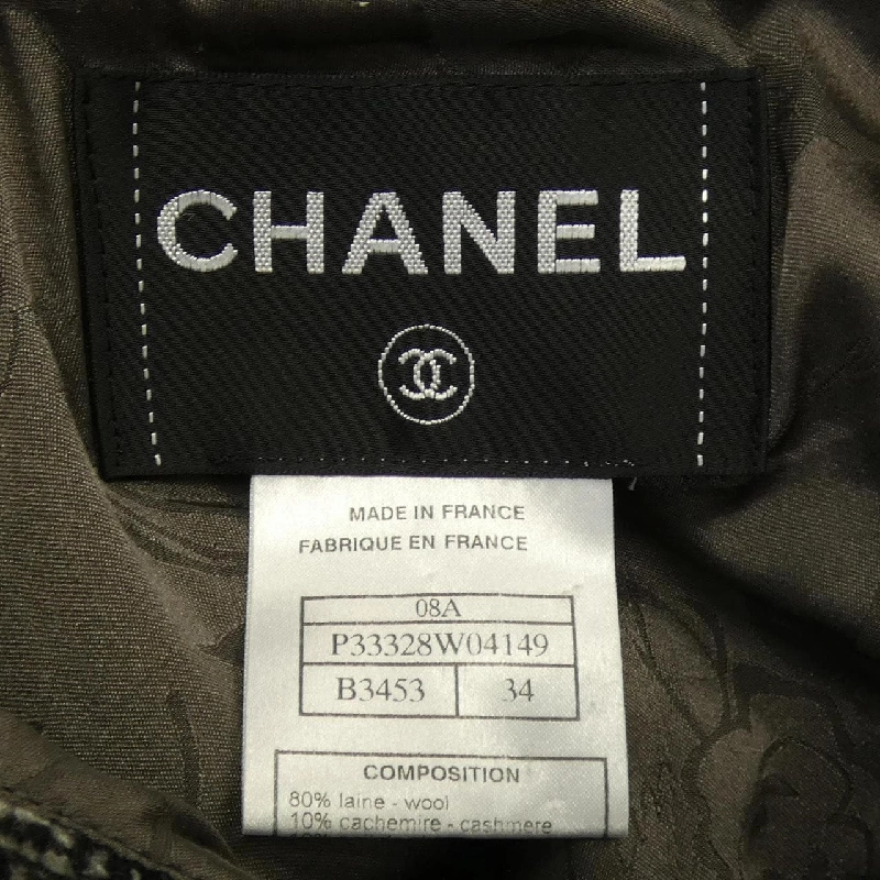 Jacket không cổ CHANEL P33328W04149 - Hàng hiệu Authentic 822355