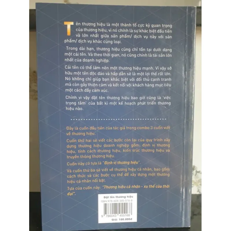 Sách Đặt Tên Thương Hiệu - Leader Thanh - Tư duy thương hiệu 1009030