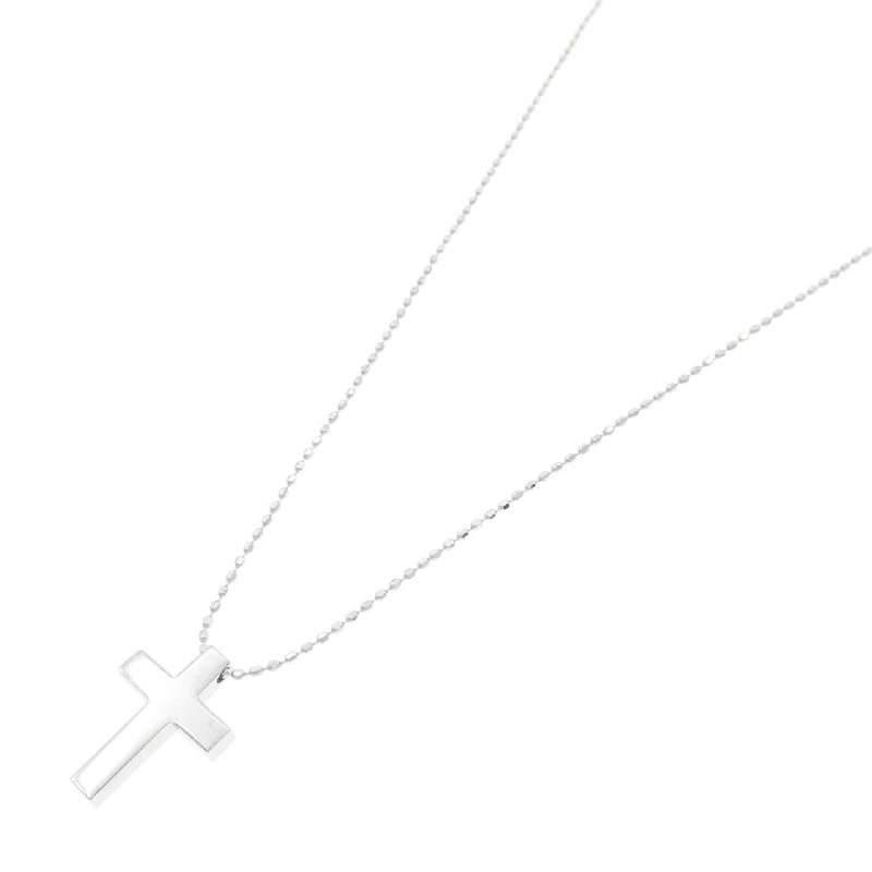 K18WG Dây chuyền hình chữ thập - Hàng hiệu Authentic 858597