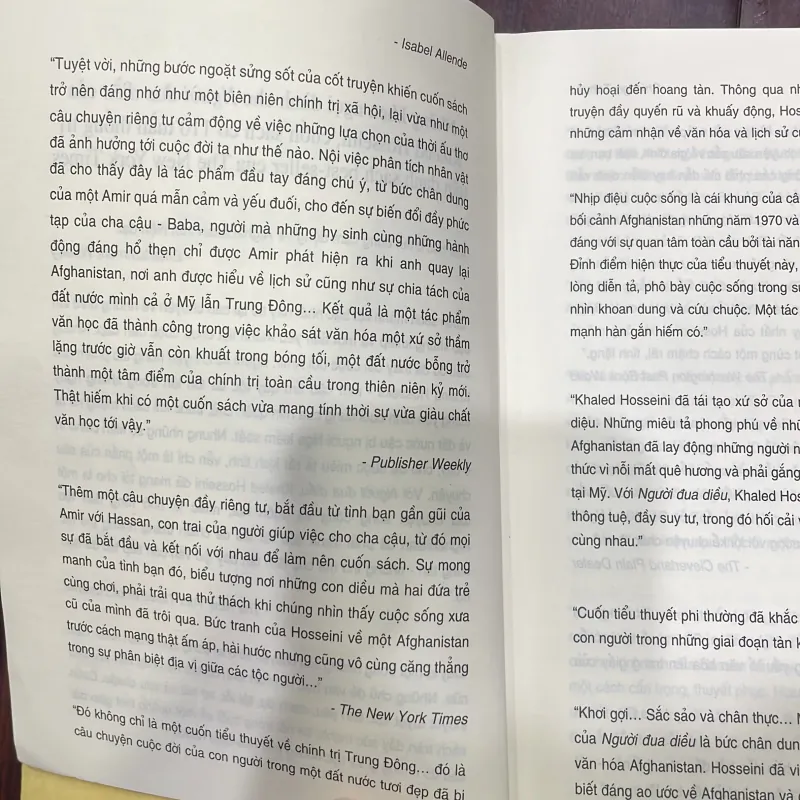 Văn học nước ngoài : NGƯỜI ĐUA DIỀU - Khaled Hosseini - bestseller  1038526