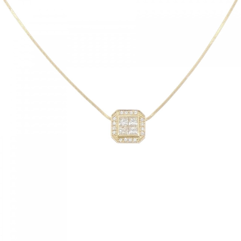 K18YG Dây chuyền kim cương 0.78CT - Hàng hiệu Chính hãng 861679