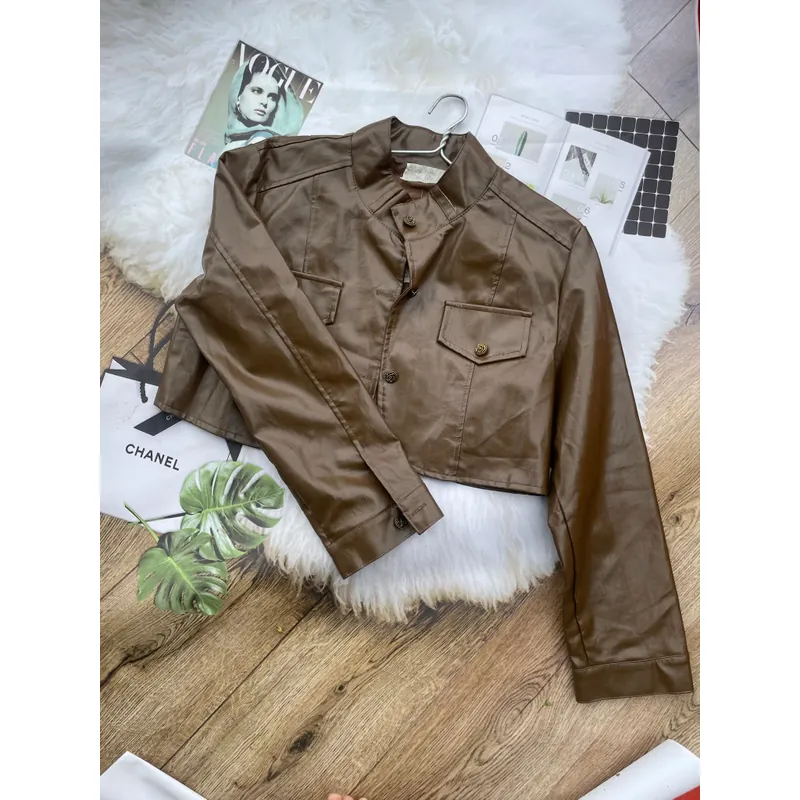 Áo da nữ còn new tag 558478
