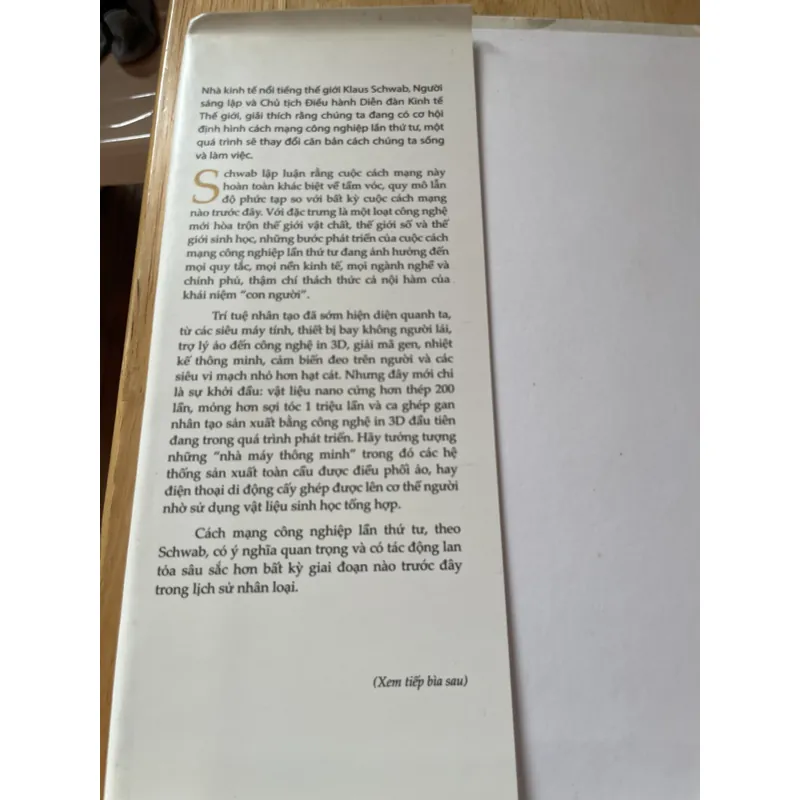 Sách Cách mạng công nghiệp lần thứ tư 704170