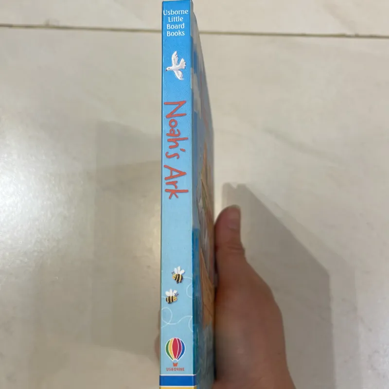 NGOẠI VĂN tiếng anh trẻ em : Usborne Little Board Books NOAH’s Ark  1027819