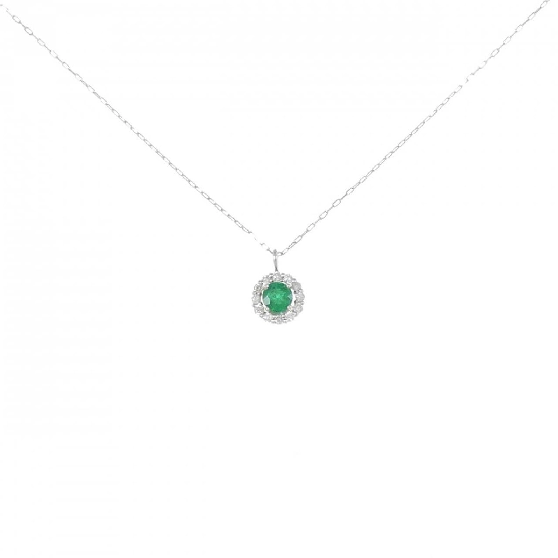 Dây chuyền ngọc lục bảo PT950/PT900 0.10CT - Hàng hiệu Authentic 862215