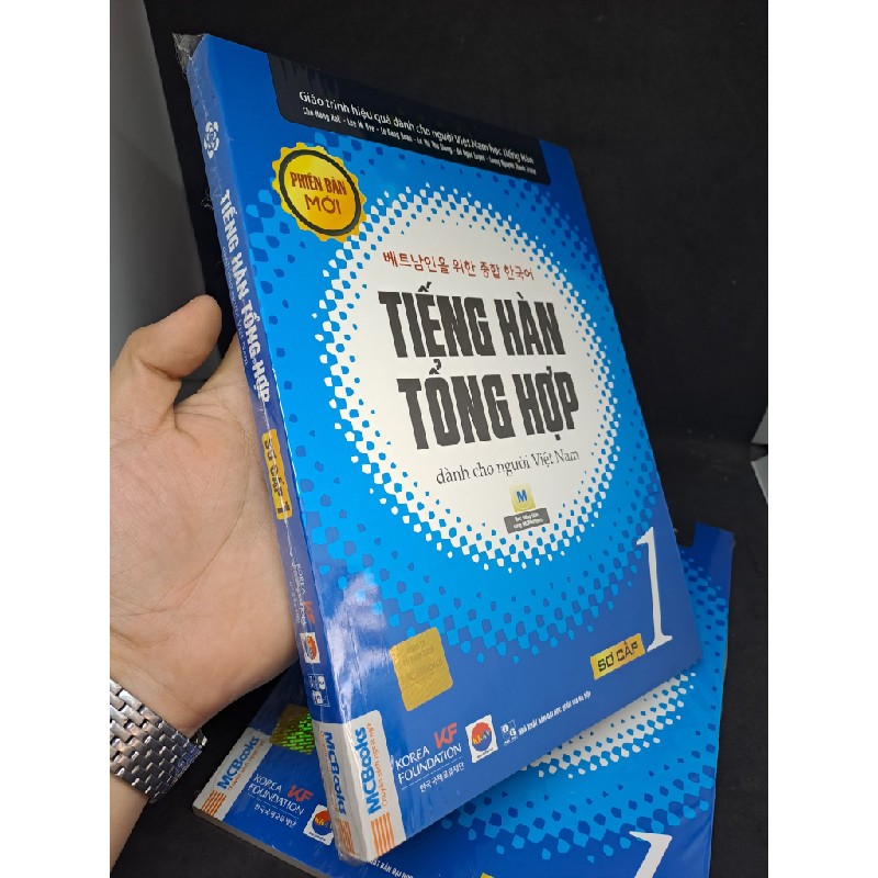 Bộ 2 cuốn tiếng Hàn tổng hợp dành cho người Việt Nam giáo trình + bài tập sơ cấp 1 mới 100% HCM0108 34878