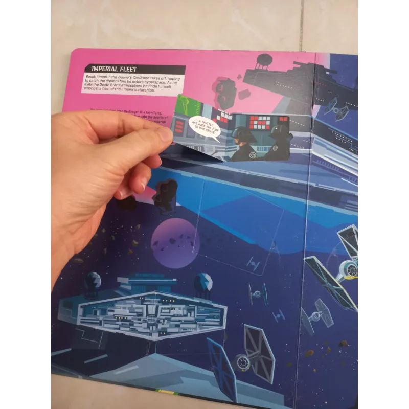 Thanh lý 1 cuốn Star wars (bìa cứng, lật mở) 732672