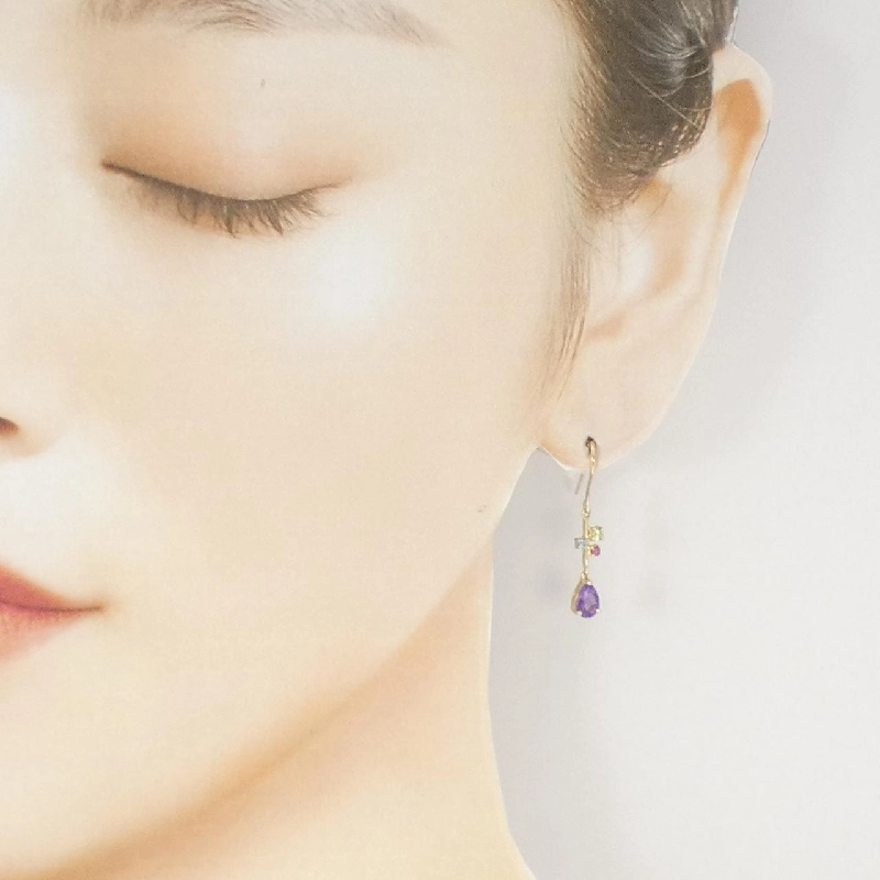 14KYG Đá màu Bông tai - Hàng hiệu Chính hãng 867877