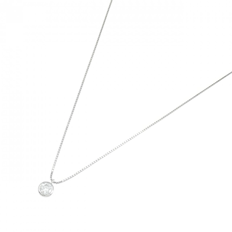 K18WG Solitaire Dây chuyền kim cương 0.20CT - Hàng hiệu Chính hãng 865555