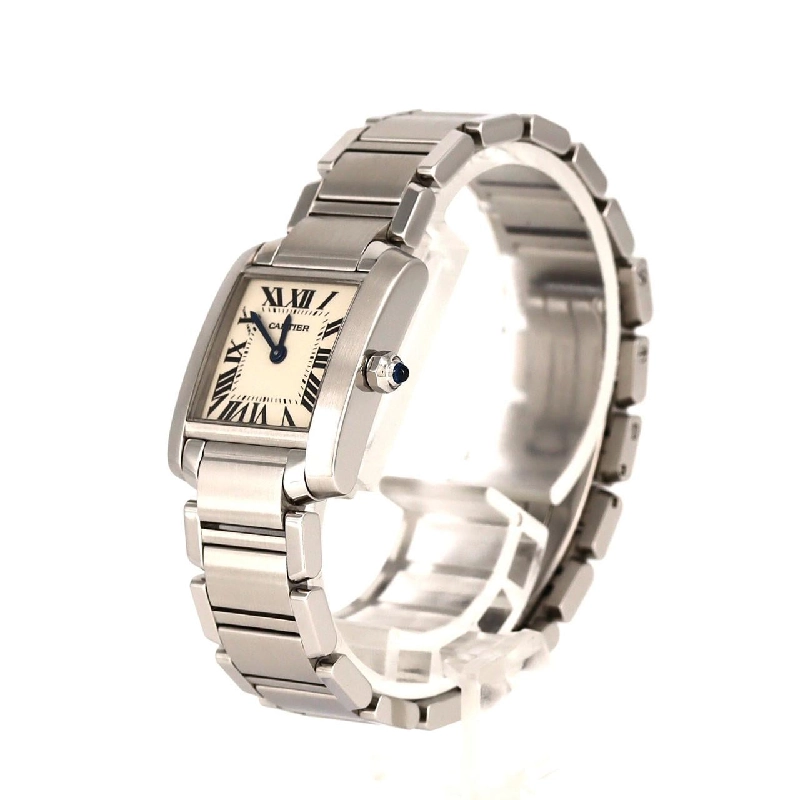 Cartier Tank Française SM W51008Q3 SS Quartz - Hàng hiệu Chính hãng 875441