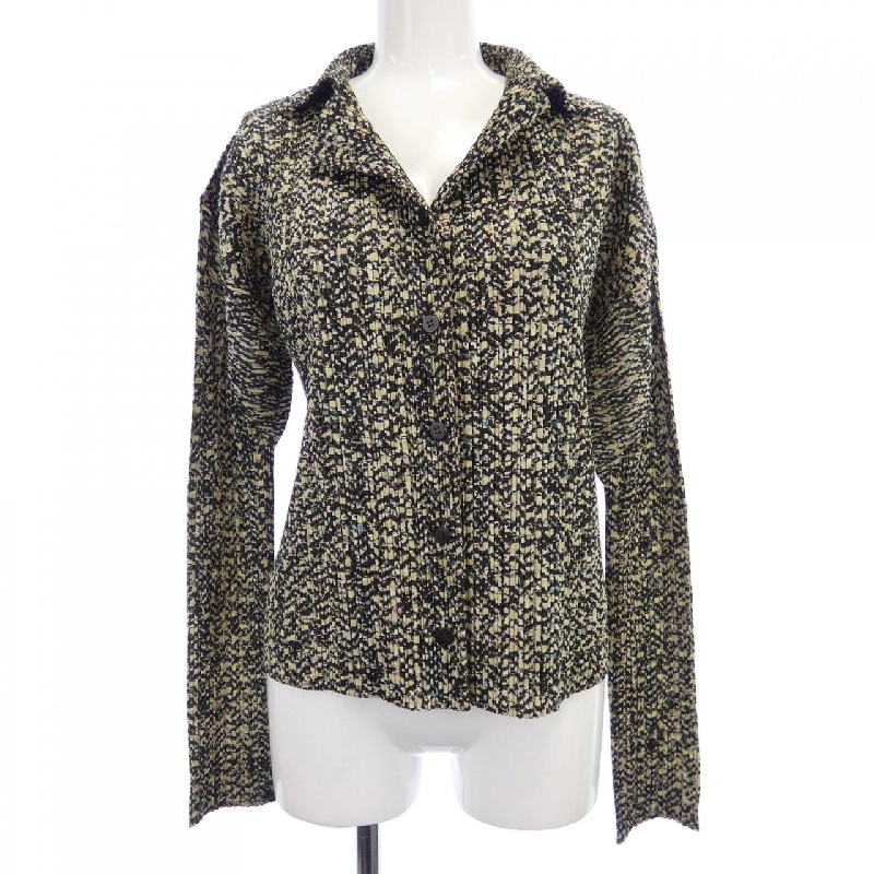 【Mã giảm giá】【Cổ điển】Áo sơ mi PLEATS PLEASE 645964