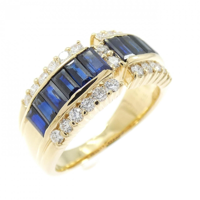 Nhẫn Sapphire K18YG 1.72CT - Hàng hiệu Chính hãng 846500