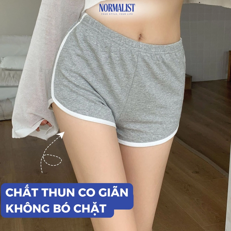 Quần thể thao nữ Normalist chất cotton mềm mại, co giãn lớn, thoải mái hoạt động - NM-12 313849