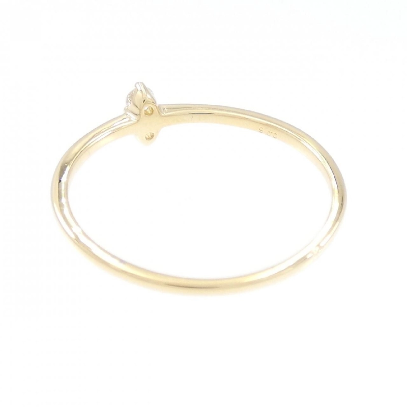 【Remake】Nhẫn kim cương K18YG 0.06CT 671907