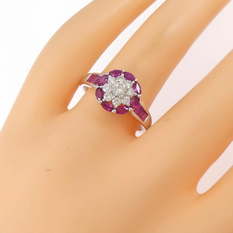 Nhẫn Ruby K18WG 1.11CT - Hàng hiệu Chính hãng 848194