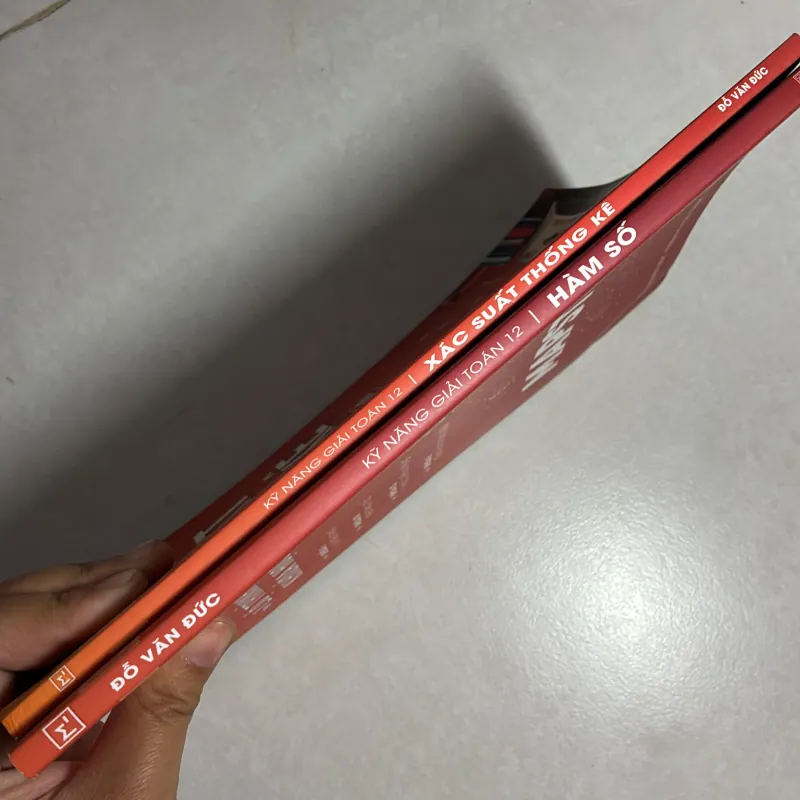 Kỹ năng giải toán 12 Hàm số/Xác suất thống kê (2 cuốn) 790711
