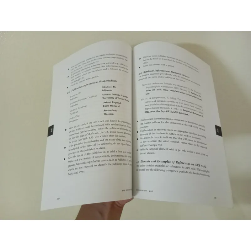 Publication manual of the american Psychology association  596214