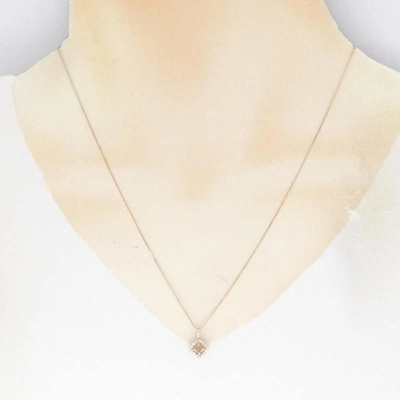 Dây chuyền kim cương K18PG 0.37CT - Hàng hiệu Chính hãng 868516