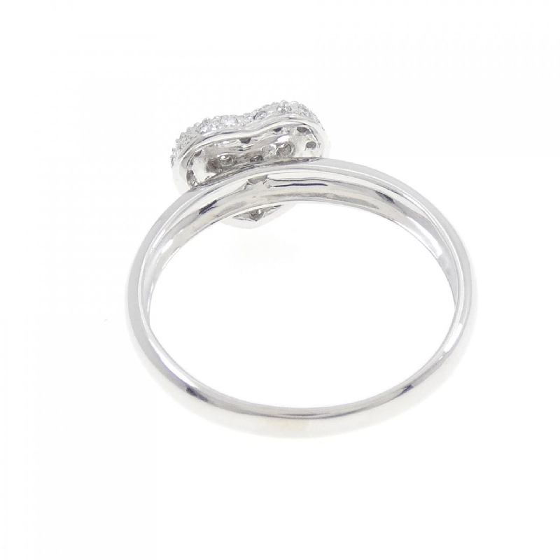Nhẫn kim cương hình trái tim K18WG Pavé 0.25CT - Hàng hiệu Authentic 849804