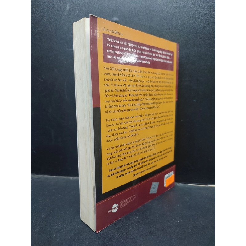 Thế giới hậu Mỹ Fareed Zakaria 2010 mới 80% ố HCM0305 chính trị 914119