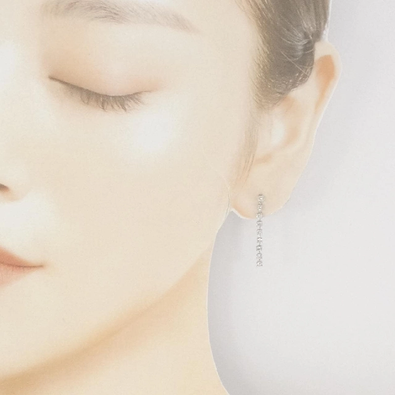 K18WG Bông tai kim cương 0.50CT - Hàng hiệu Chính hãng 870429