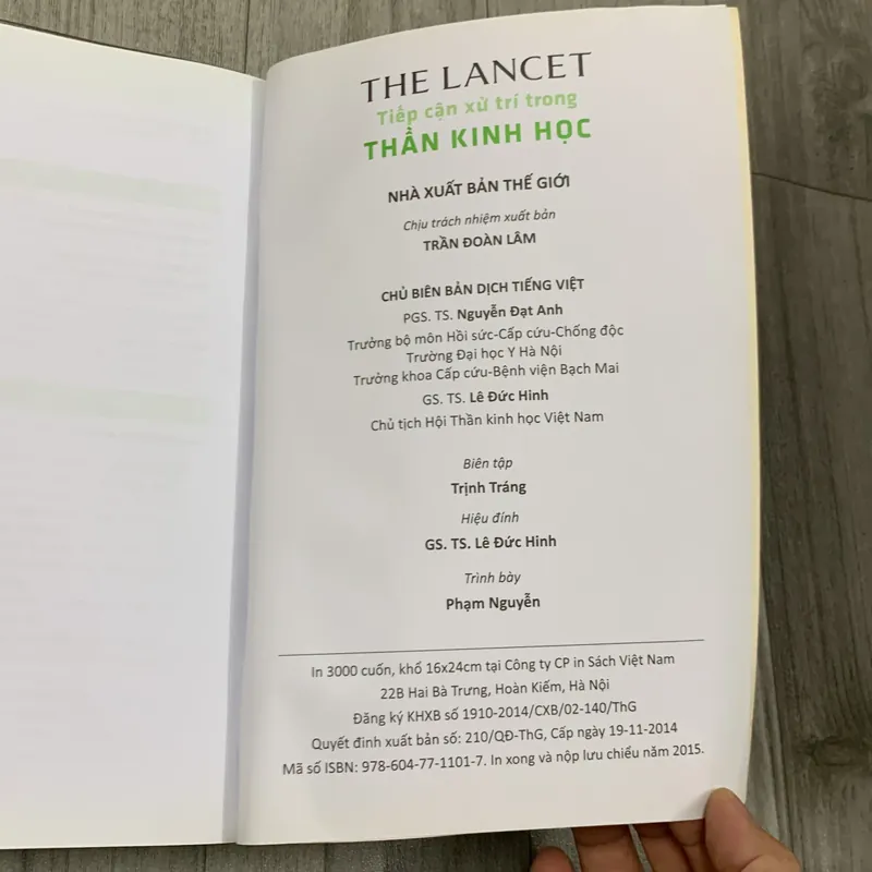 The lancet tiếp cận xử lý trong thần kinh học. 5a1 707585
