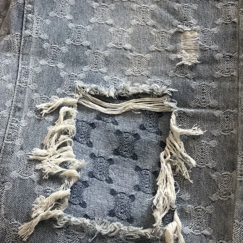 Quần jeans ống suông nữ cá tính 1001433