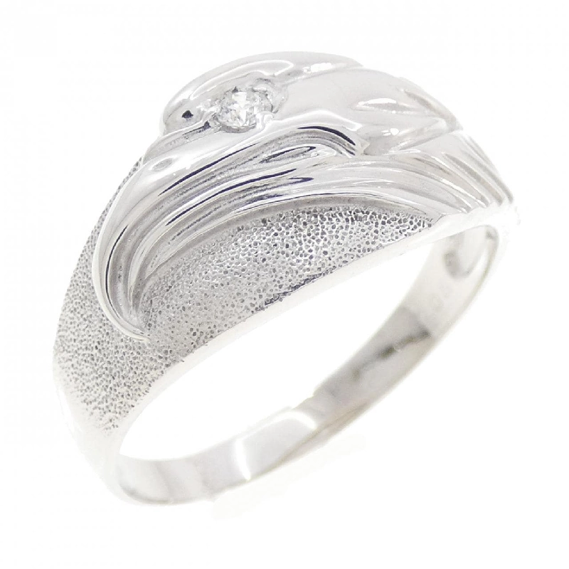 Nhẫn kim cương K10WG 0.05CT 665741