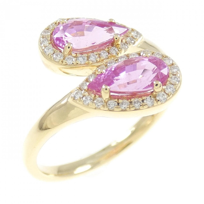 Nhẫn Sapphire K18YG 1.32CT - Hàng hiệu Chính hãng 855374