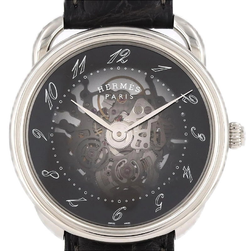 Đồng hồ Hèrmes Arceau Skeleton AR2.710 SS tự động - Hàng hiệu Authentic 882854