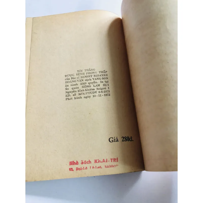 TÔI THẮNG ĐƯỢC BỆNH PHONG THẤP 1973 796537