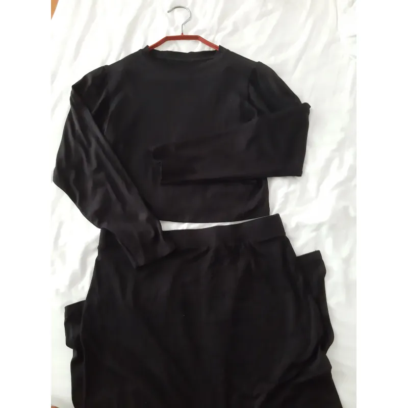 Set chân váy body BIGSIZE và áo croptop 754213