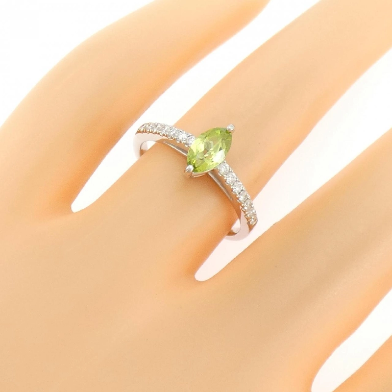 Nhẫn Peridot PT900 0.58CT - Hàng hiệu Chính hãng 853792