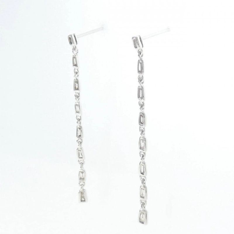 K18WG Bông tai kim cương 0.22CT - Hàng hiệu Authentic 872835