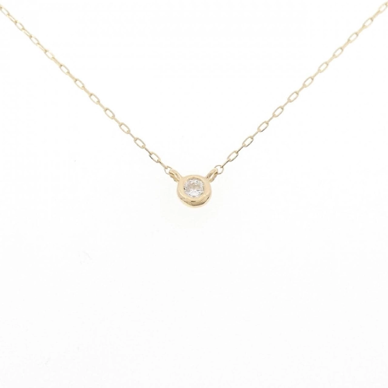 K18YG Solitaire Dây chuyền kim cương 0.05CT - Hàng hiệu Chính hãng 864862