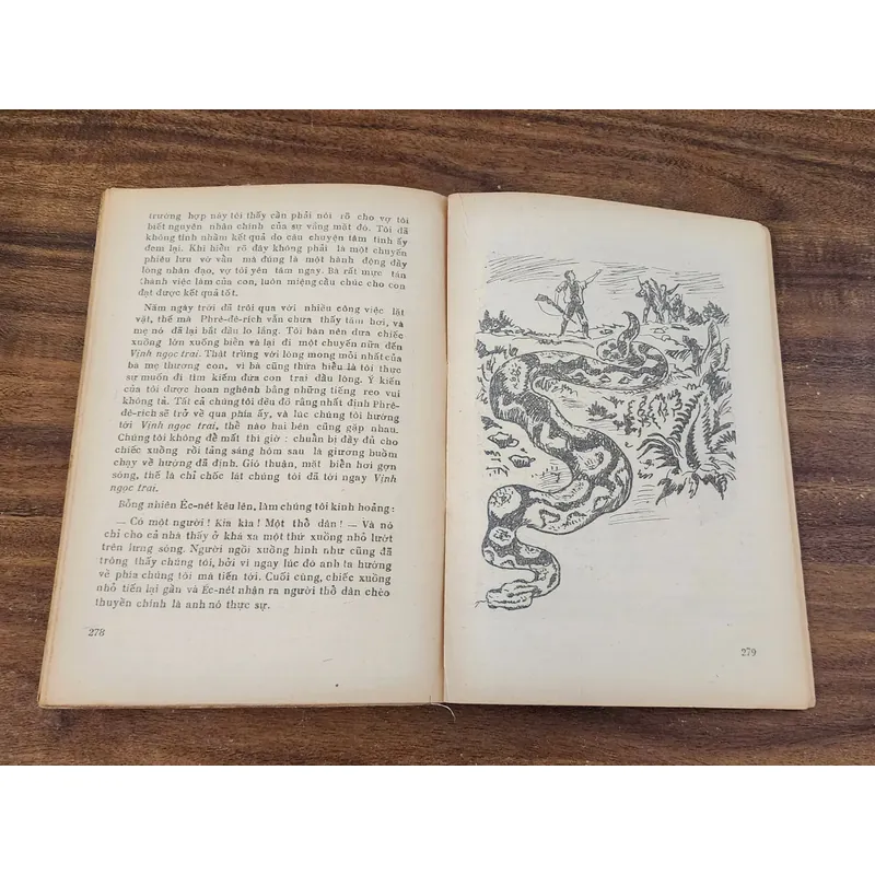 LỚN LÊN TRÊN ĐẢO VẮNG - tranh vẽ minh họa (NXB Kim Đồng 1986) 732102