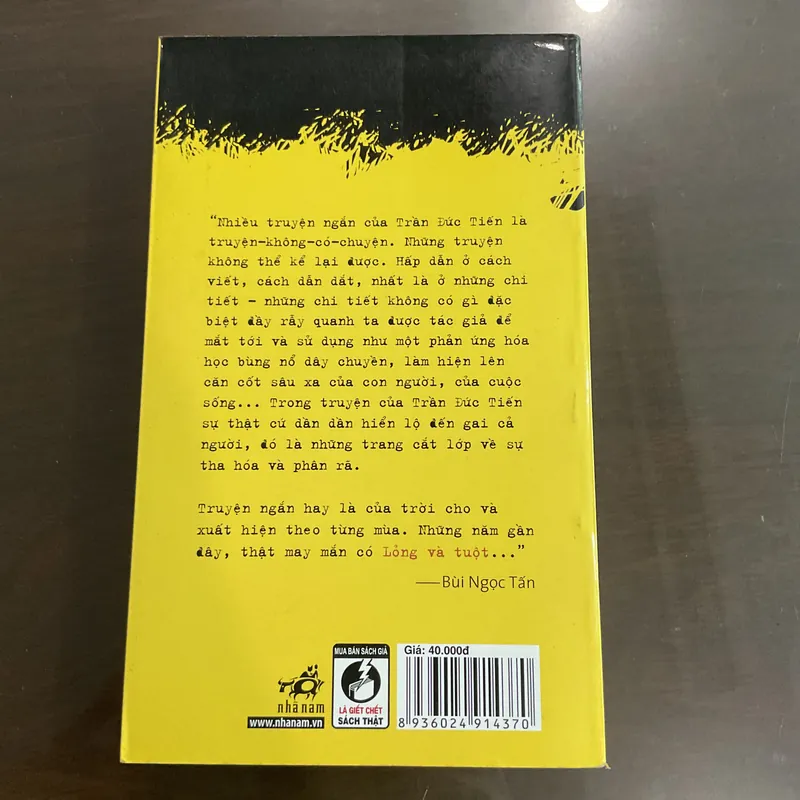 [TRUYỆN NGẮN] Lỏng và tuột - Trần Đức Tiến 720585