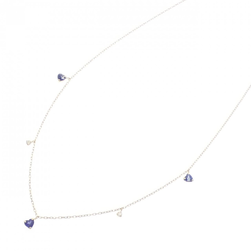 K18YG Sapphire Necklace - Hàng hiệu Authentic 866073