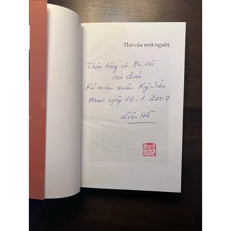 Băng Hồ - Thơ của một người (kèm chữ ký tặng) 606265