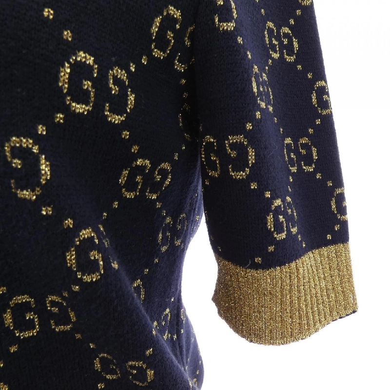Gucci GG Cotton Lame Fabric Top 526759-X9W83 Knit - Hàng hiệu Authentic 774949