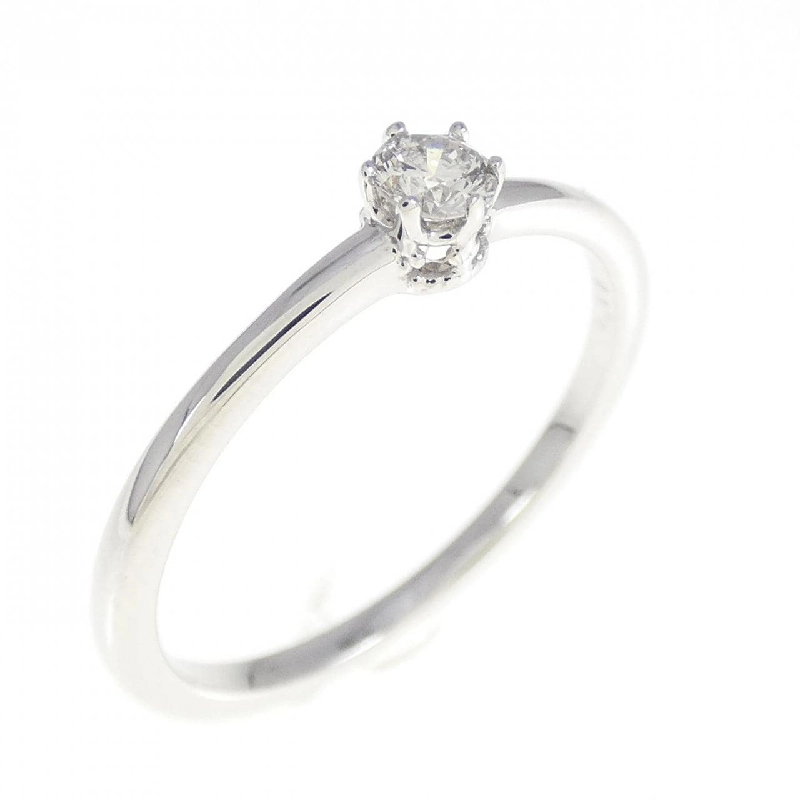 Nhẫn kim cương K18WG 0.10CT 672632